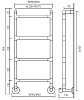 Полотенцесушитель водяной Margaroli Sereno 4824704WH белый