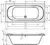 Акриловая ванна Riho Taurus 170х80 BC0700500000000