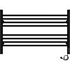 Электрический полотенцесушитель Laris Оливия ЧКЧ8 800x500 R 73207629, черный муар