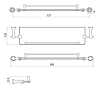 Полка LEMARk Standard LM2133C хром