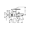 Смеситель для ванны Hansgrohe Talis E2 31642000