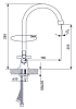 Смеситель для кухни Mixline ML-GS07 ML-GS07 (328) бежевый