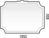 Зеркало Corozo Манойр 105 SD-00000272 Белое