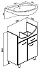 Тумба под раковину Runo 501 белый