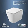 Инсталляция Maretti AC11P5211, с безободковым унитазом Umbria UM10PBM76-844, крышка-сиденье микролифт, клавиша Katrina AC12KA-015, хром, комплект, UM76KA01552