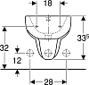 Подвесное биде Geberit Smyle 500.216.01.1, белый