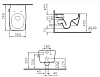 Инсталляция Jacob Delafon E29025-NF с безободковым унитазом Vitra Metropole 7672B003-1687 с функцией биде и сиденьем микролифт, комплект