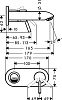 Смеситель для раковины Hansgrohe Talis 31618000, хром