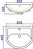 Умывальник Уют 550 12091