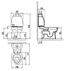 Напольный унитаз Creavit Cocuk CK311D/CK400D/IT1025 крышка стандарт