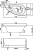 Каркас для ванны 1MarKa Piccolo R/L 03пк1770