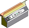 Комод Cersanit Smart B-KD-SMA/Gr