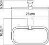 Держатель полотенец Wasserkraft Leine 5060