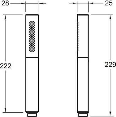 Ручной душ Jacob Delafon Shift Ellipse E45892-BN