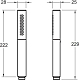 Ручной душ Jacob Delafon Shift Ellipse E45892-BN