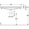 Раковина 100 см Geberit Renova Plan 122200000, белый
