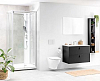 Передняя стенка душевой кабины 90x90 Ido Showerama 10-5 Comfort 558.210.00.1 матовый хром + прозрачное стекло