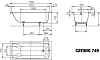 Стальная ванна KALDEWEI Cayono 170x70 easy-clean mod. 749 274900013001