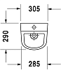 Писсуар Duravit D-Code 0828300000