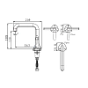 Смеситель для раковины Arrow AG4266CP хром