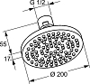 Верхний душ Kludi A-QA 6651005-00 20 см