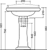 Раковина Kerasan Retro 104601D 69 см