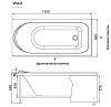 Акриловая ванна Aquanet West 239760 белый