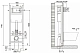 Инсталляция Jacob Delafon с безободковым унитазом Ideal Standard Tesi E33131RU-NF/T007901/T352701 Aquablade T007901, крышка микролифт