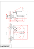 Смеситель для ванны D&K Bayern.Furth DA1523201 хром