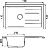 Кухонная мойка GranFest Quadro GF-Q780L белый