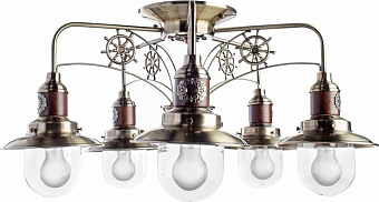 Потолочная люстра Arte Lamp Sailor A4524PL-5AB