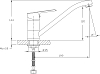 Смеситель Rush Victoria VI7135-27 для кухонной мойки