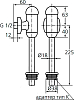 Комплект Писсуар IFO Frisk RS020150000 подвесной + Смывное устройство для писсуаров Ideal Standard B7120AA автоматическое + Сифон для писсуара AlcaPl