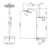 Душевая система Gattoni Circle one 9095/PDBO белый