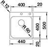 Кухонная мойка Blanco Supra 400-IF/A 523357