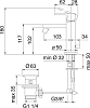 Смеситель Treemme Q 5620.CC для биде