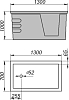 Акриловая ванна Bolu Personas 130х70 BL-106 hidro R