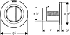 Кнопка смыва Geberit Type 10 116.042.21.1, хром