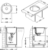 Кухонная мойка Alveus Cubo 10 карбон