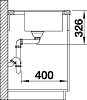 Кухонная мойка Blanco Dalago 45-F 517166 антрацит