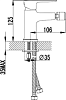 Смеситель для биде Lemark Basis LM3608C, хром