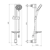 Душевой гарнитур Koller Pool Round SR05600 хром