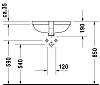 Раковина Duravit Starck 3 302490000 белый