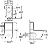 Напольный унитаз Roca Meridian-N Compact 342248000