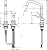 Смеситель для кухни Axor Citterio M 34820990, золото