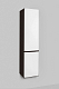 Шкаф-пенал Am.Pm Bliss D M55CHR0341VF 34 см R с бельевой корзиной, белый глянец, венге