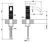 Смеситель для раковины Gessi 316 Trame 54302#239, steel brushed