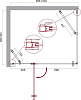 Пенал Cersanit Easy P-SL-EAS/Wh