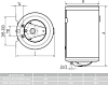 Накопительный водонагреватель Metalac Heatleader MB Inox 80 PKD R 159510 80 л белый, правое подключение