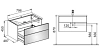 Тумба под раковину Keuco Royal Reflex 34060210000+34061318001 белый